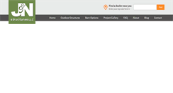 Desktop Screenshot of jandnstructures.com